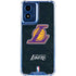 NBA Los Angeles Lakers Secondary Logo Moto G 5G (2024) Clear Case